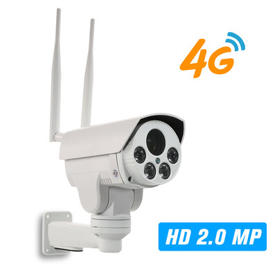 1080P 4G Wireless IP Camera 5-50mm Auto Focus Lens PTZ Network Camera IR-CUT Night Vision 3G GSM Outdoor Waterproof CCTV Camera Vi
1080P 4G Wireless IP Camera 5-50mm Auto Focus Lens PTZ Network Camera IR-CUT Night Vision 3G GSM Outdoor Waterproof CCTV Camera Vi