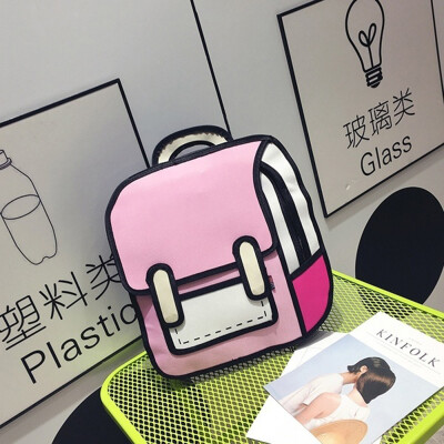 Multicolor Optional 3D Jump Style 2D Drawing From Cartoon Type Shoulder Bag Comic Backpack Bookbag Bright Collision Color
Multicolor Optional 3D Jump Style 2D Drawing From Cartoon Type Shoulder Bag Comic Backpack Bookbag Bright Collision Color