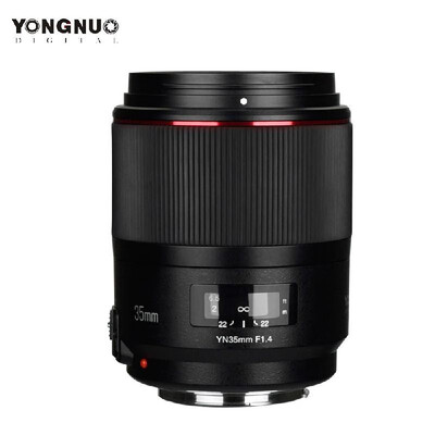 YONGNUO YN35mm F14 Bright Aperture Standard Wide-Angle Prime Lens Full Frame AF MF DSLR Camera Lens for 67mm Filter for Canon 5DI
YONGNUO YN35mm F14 Bright Aperture Standard Wide-Angle Prime Lens Full Frame AF MF DSLR Camera Lens for 67mm Filter for Canon 5DI
