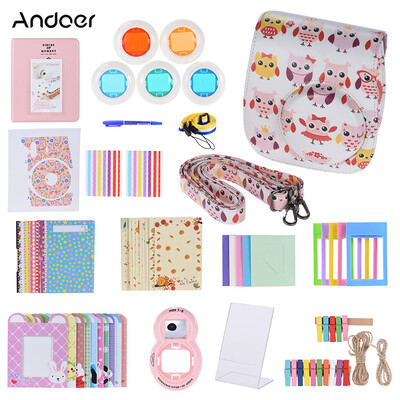 Andoer 14 in 1 Accessories Kit for Fujifilm Instax Mini 888s9 w Camera CaseStrapStickerSelfie Lens5Colored FilterAlbum
Andoer 14 in 1 Accessories Kit for Fujifilm Instax Mini 888s9 w Camera CaseStrapStickerSelfie Lens5Colored FilterAlbum