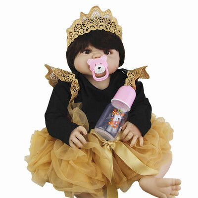 Lifelike 22 Inch Reborn Alive Girl Doll All Silicone 55 cm Realistic Princess Baby Doll Toy For Kid Christmas Gifts Shower Play
Lifelike 22 Inch Reborn Alive Girl Doll All Silicone 55 cm Realistic Princess Baby Doll Toy For Kid Christmas Gifts Shower Play