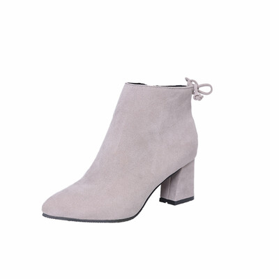 Booties womens thick heel&bare boots single boots autumn&winter new frosted zipper high heels Martin boots pointed boots
Booties womens thick heel&bare boots single boots autumn&winter new frosted zipper high heels Martin boots pointed boots