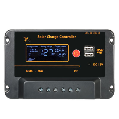 Anself 30A 12V 24V LCD Solar Charge Controller Panel Battery Regulator Auto Switch Overload Protection Temperature Compensation
Anself 30A 12V 24V LCD Solar Charge Controller Panel Battery Regulator Auto Switch Overload Protection Temperature Compensation