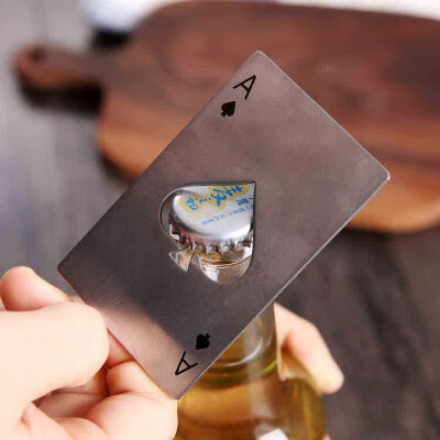 Poker Ace of Spades Beer OpenerStainless Steel Playing Card Bottle OpenerMini Wallet Openers Bar Cooking Tools
Poker Ace of Spades Beer OpenerStainless Steel Playing Card Bottle OpenerMini Wallet Openers Bar Cooking Tools