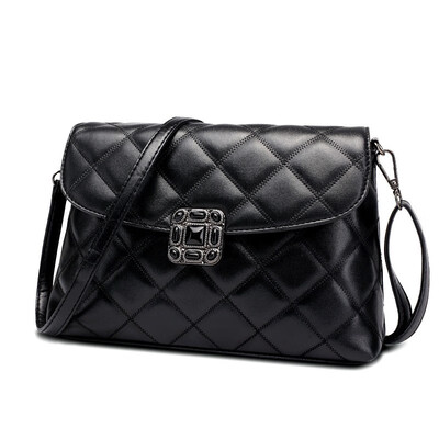 New Style Women Fashion Handbag Black Soft Lozenge Xiekua Package Retro Ladies Clamshell Bags Size 25817
New Style Women Fashion Handbag Black Soft Lozenge Xiekua Package Retro Ladies Clamshell Bags Size 25817