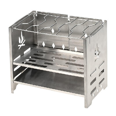 Potable Folding Stainless Steel Backpacking Stove Outdoor Wood Burning Camp Stove Picnic BBQ
Potable Folding Stainless Steel Backpacking Stove Outdoor Wood Burning Camp Stove Picnic BBQ