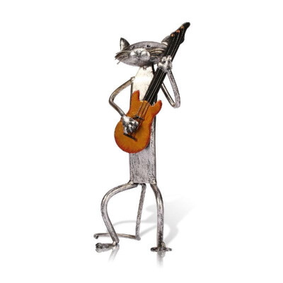 TOOARTS Metal Sculpture Playing Saxophone Cat Home Furnishing Articles Handicrafts
TOOARTS Metal Sculpture Playing Saxophone Cat Home Furnishing Articles Handicrafts