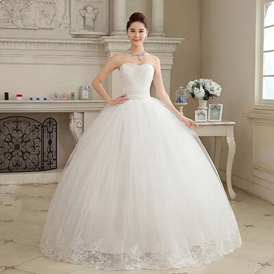 New Arrival Real Photo Plus size Strapless Pearls White Princess Wedding Dresses Cheap Bride Frock Vestidos De S028
New Arrival Real Photo Plus size Strapless Pearls White Princess Wedding Dresses Cheap Bride Frock Vestidos De S028