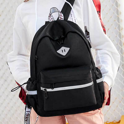 Light rider backpack male Korean fashion trend junior high school student high school student bag female college wind computer bag large capacity travel backpack 9068 black
Light rider backpack male Korean fashion trend junior high school student high school student bag female college wind computer bag large capacity travel backpack 9068 black