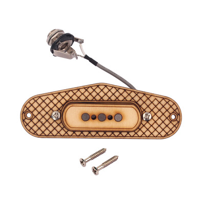 Three string 3 Pole Guitar Pickup Maple Wood Humbucker Pickup with 635mm Jack for Cigar Box Guitar
Three string 3 Pole Guitar Pickup Maple Wood Humbucker Pickup with 635mm Jack for Cigar Box Guitar