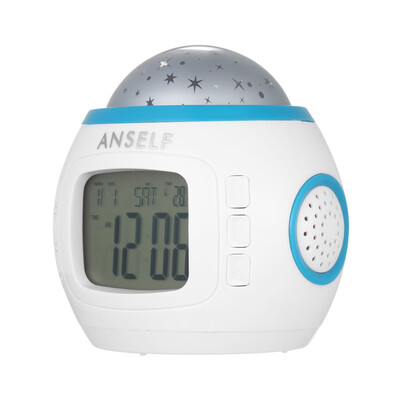 Music Starry Sky Projection Clock