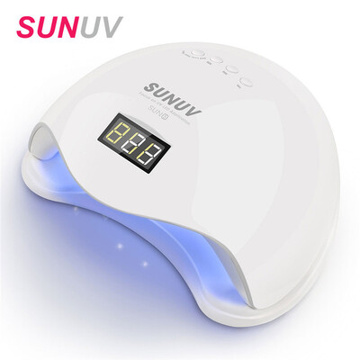 SUNUV SUN5 48W Dual UV LED Nail Lamp Nail Dryer Gel Polish Curing Light with Bottom 30s60s Timer LCD display
SUNUV SUN5 48W Dual UV LED Nail Lamp Nail Dryer Gel Polish Curing Light with Bottom 30s60s Timer LCD display