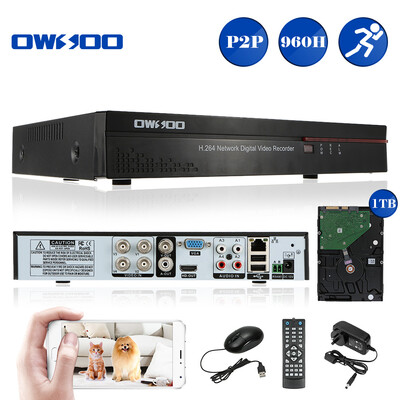 OWSOO 4CH Channel Full 960HD1 H264 HDMI P2P Cloud Network DVR Digital Video Recorder 1TB Seagate HDD support Audio Record Phon
OWSOO 4CH Channel Full 960HD1 H264 HDMI P2P Cloud Network DVR Digital Video Recorder 1TB Seagate HDD support Audio Record Phon