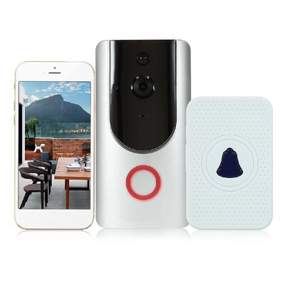 HD 720P WIFI Visual Intercom Door Phone Wireless Video Doorbell With Indoor Ding-Dong Door Bell PIR Motion Sensor Smart Video Door
HD 720P WIFI Visual Intercom Door Phone Wireless Video Doorbell With Indoor Ding-Dong Door Bell PIR Motion Sensor Smart Video Door