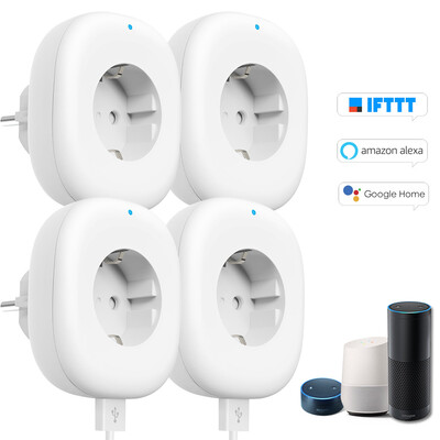 Wifi Smart Socket Plug with Big OnOff Switch Button USB Port Smart Alexa Outlet Support APP Remote Control
Wifi Smart Socket Plug with Big OnOff Switch Button USB Port Smart Alexa Outlet Support APP Remote Control