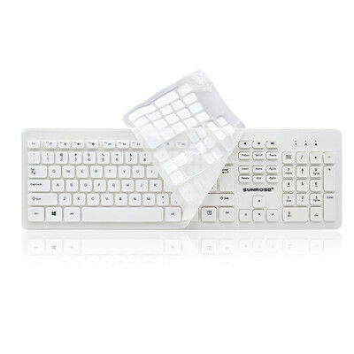 Fine sun SUNNROSE Q2 universal USB interface wired waterproof chocolate keyboard to send keyboard film white
Fine sun SUNNROSE Q2 universal USB interface wired waterproof chocolate keyboard to send keyboard film white