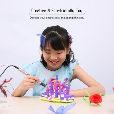 Aibecy 3D Printing Pen OLED Display Metal Housing work with ABS PLA Filament for Kids Art Craft Drawing DIY Gift
Aibecy 3D Printing Pen OLED Display Metal Housing work with ABS PLA Filament for Kids Art Craft Drawing DIY Gift