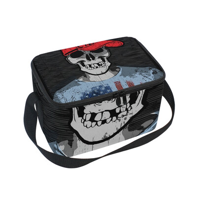 ALAZA Lunch Box Insulated Skull Design Lunch Bag Large Cooler Tote Bag for Men Women
ALAZA Lunch Box Insulated Skull Design Lunch Bag Large Cooler Tote Bag for Men Women