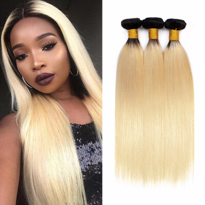 Nami Hair Ombre Color T1B613 3 Bundles Brazilian Straight Hair Black Roots Blonde Remy Human Hair Extensions Free Shipping
Nami Hair Ombre Color T1B613 3 Bundles Brazilian Straight Hair Black Roots Blonde Remy Human Hair Extensions Free Shipping