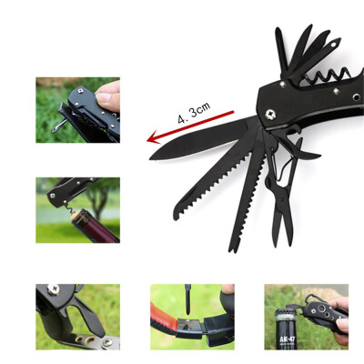 10in1 MultiTools plier Knife Cutter Outdoor Camping Multifunction Conbination edc hand Tool Folding Survival gear Hand knife tools
10in1 MultiTools plier Knife Cutter Outdoor Camping Multifunction Conbination edc hand Tool Folding Survival gear Hand knife tools