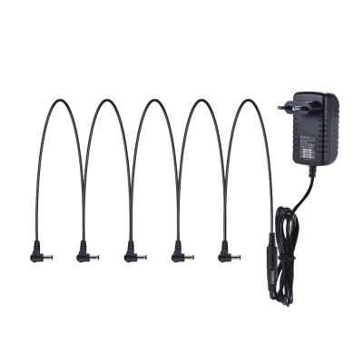 Guitar Effect Power Supply Adapter 9V DC 1000mA 5 Way Daisy Chain Chord Cable Negative Inside Positive Outside
Guitar Effect Power Supply Adapter 9V DC 1000mA 5 Way Daisy Chain Chord Cable Negative Inside Positive Outside