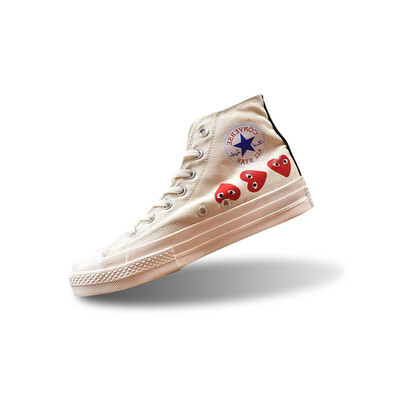 Converse All Star CDG X Chuck Taylor 1970s HiOX 18SS Skateboarding White High-Top Authentic for Men&Women Casual Shoes Sport
Converse All Star CDG X Chuck Taylor 1970s HiOX 18SS Skateboarding White High-Top Authentic for Men&Women Casual Shoes Sport