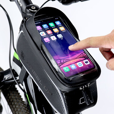WHEEL UP HON-CB18020 bicycle bag front beam bag mountain bike bag touch screen mobile phone bag tube bag waterproof saddle bag riding equipment accessories
WHEEL UP HON-CB18020 bicycle bag front beam bag mountain bike bag touch screen mobile phone bag tube bag waterproof saddle bag riding equipment accessories