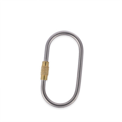 Outdoor Traveling Titanium Alloy Screw Lock Carabiner Keychain for Hanging Water Bottle
Outdoor Traveling Titanium Alloy Screw Lock Carabiner Keychain for Hanging Water Bottle