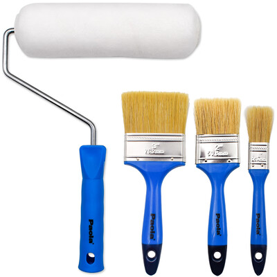 Paola Roller Brush 3 Paint Brush Set Latex Paint Wall Paint Waterproof Paint Brush Wall Tool 5893
Paola Roller Brush 3 Paint Brush Set Latex Paint Wall Paint Waterproof Paint Brush Wall Tool 5893
