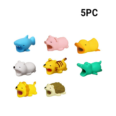 5pc Cable Bites Cables Protector for Smartphone Micro USB Cable Cord Diversified Doll Model Animal Phone Lightning Accessory Prote
5pc Cable Bites Cables Protector for Smartphone Micro USB Cable Cord Diversified Doll Model Animal Phone Lightning Accessory Prote