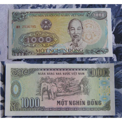 One thousand Dong Note Vietnam 1988