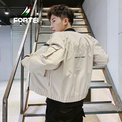 FORTEI jacket men 2019 spring new casual fashion wild hem slim jacket men 9023 khaki
FORTEI jacket men 2019 spring new casual fashion wild hem slim jacket men 9023 khaki