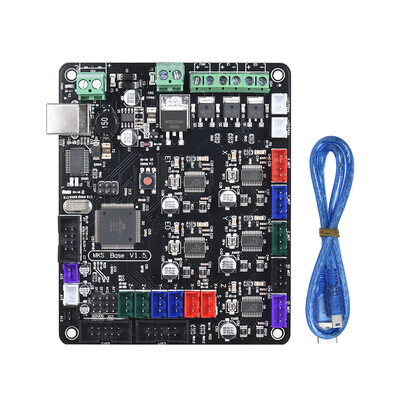 3D Printer Integrated Motherboard MKS Base V15 Control Board Compatible with Mega 2560 Ramps14 for Reprap Mendel i3
3D Printer Integrated Motherboard MKS Base V15 Control Board Compatible with Mega 2560 Ramps14 for Reprap Mendel i3