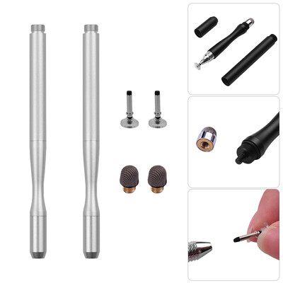 Fine Point 2 in 1 Precision Stylus Pens with Fiber Tip&Disc Tip Universal Capacitive TouchScreens Stylus Pen for Cellphone Tab
Fine Point 2 in 1 Precision Stylus Pens with Fiber Tip&Disc Tip Universal Capacitive TouchScreens Stylus Pen for Cellphone Tab