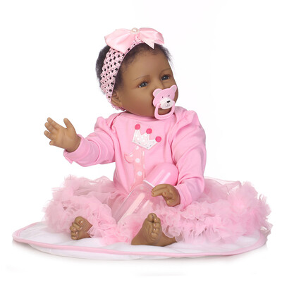 Reborn Baby Doll 22 inch Cloth Body Lifelike Toddler Doll Play House Toy Gift For Age 3 With Colorful Guaze Dress
Reborn Baby Doll 22 inch Cloth Body Lifelike Toddler Doll Play House Toy Gift For Age 3 With Colorful Guaze Dress