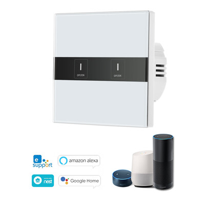Smart Wifi Touch Switch Touch Screen LED Light Wireless 3 Gang Support Timing Function Phone APP Remote Control Voice Control by W
Smart Wifi Touch Switch Touch Screen LED Light Wireless 3 Gang Support Timing Function Phone APP Remote Control Voice Control by W