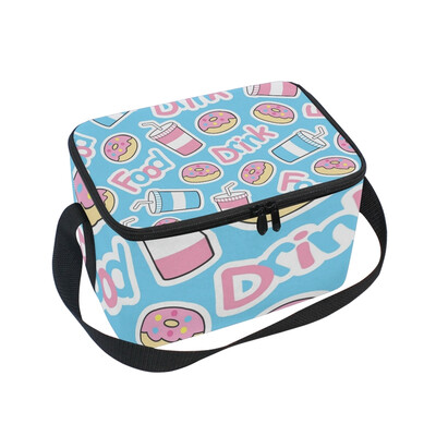 ALAZA Lunch Box Insulated Drinks And Doughnut Lunch Bag Large Cooler Tote Bagfor Men Women
ALAZA Lunch Box Insulated Drinks And Doughnut Lunch Bag Large Cooler Tote Bagfor Men Women