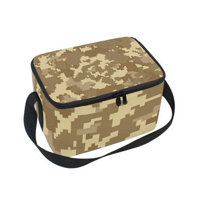 ALAZA Insulated Lunch Box Gray Camouflage Lunch Bag for Men Women Portable Tote Bag Cooler Bag
ALAZA Insulated Lunch Box Gray Camouflage Lunch Bag for Men Women Portable Tote Bag Cooler Bag