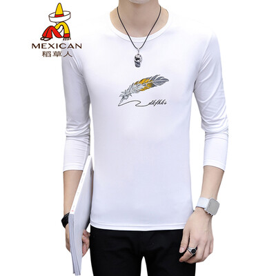 Scarecrow MEXICAN long-sleeved T-shirt male Korean version of Slim fun fashion casual personality trend versatile comfortable classic print round neck base t-shirt clothes mens white 2XL
Scarecrow MEXICAN long-sleeved T-shirt male Korean version of Slim fun fashion casual personality trend versatile comfortable classic print round neck base t-shirt clothes mens white 2XL
