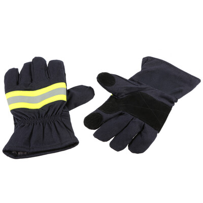 Protective Gloves Waterproof Heat -Resistant Flame-retardant Cut-resistant Gloves with Reflective Strap