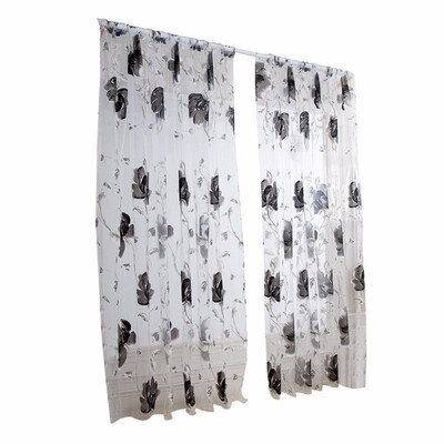 Brilliant Flower Pattern Vines Leaves Tulle Door Window Curtains Drape Panel Sheer Scarf Valances
Brilliant Flower Pattern Vines Leaves Tulle Door Window Curtains Drape Panel Sheer Scarf Valances