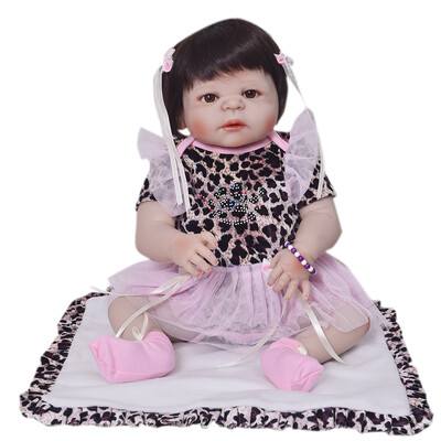 23 Inch Lifelike Reborn Alive Girl Doll Full Silicone Body Realistic Doll Baby Toy For Kid Birthday Gifts Best Playmate
23 Inch Lifelike Reborn Alive Girl Doll Full Silicone Body Realistic Doll Baby Toy For Kid Birthday Gifts Best Playmate