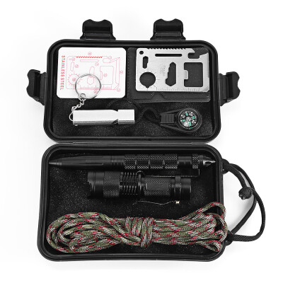 7 in 1 Multifunction Emergency Survival Kit Outdoor SOS Equipment Tool for Traveling Hiking Camping Climbing Hunting
7 in 1 Multifunction Emergency Survival Kit Outdoor SOS Equipment Tool for Traveling Hiking Camping Climbing Hunting