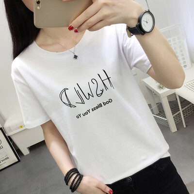 JOY OF JOY 2019 Summer New Short Sleeve T-Shirt Female Print Half Sleeve Korean Student Loose T-Shirt Womens Tide JWTD191782 White M
JOY OF JOY 2019 Summer New Short Sleeve T-Shirt Female Print Half Sleeve Korean Student Loose T-Shirt Womens Tide JWTD191782 White M
