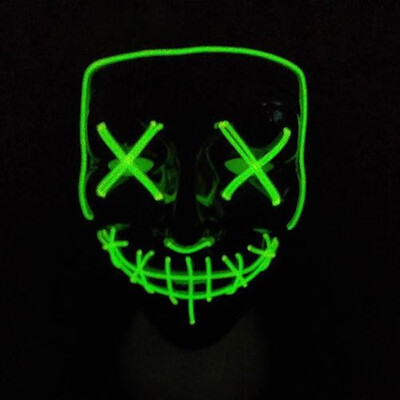 Halloween Mask LED Light Up Party Masks The Purge Election Year Great Funny Masks Festival Cosplay Costume Supplies Glow In Dark
Halloween Mask LED Light Up Party Masks The Purge Election Year Great Funny Masks Festival Cosplay Costume Supplies Glow In Dark