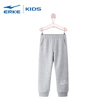 Hongxing Erke ERKE childrens clothing girls pants students knitted childrens sports trousers casual pants 64219157039 bright light gray ash 140
Hongxing Erke ERKE childrens clothing girls pants students knitted childrens sports trousers casual pants 64219157039 bright light gray ash 140