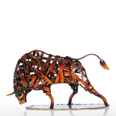 TOOARTS Metal Sculpture Iron Braided Cattle Home Furnishing Articles Handmade Crafts
TOOARTS Metal Sculpture Iron Braided Cattle Home Furnishing Articles Handmade Crafts