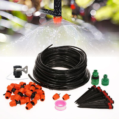 Garden Irrigation System Adjustable 20Pcs Foaming Sprinkler 80ft Blank Distribution Tubing Kit DIY Mist Watering Irrigation Equipm
Garden Irrigation System Adjustable 20Pcs Foaming Sprinkler 80ft Blank Distribution Tubing Kit DIY Mist Watering Irrigation Equipm