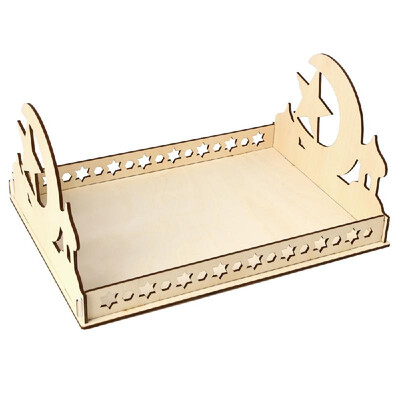 Rustic Wooden Eid Mubarak Party Serving Tray Ramadan Food Tableware Display Desk Organizer Wood Decoration
Rustic Wooden Eid Mubarak Party Serving Tray Ramadan Food Tableware Display Desk Organizer Wood Decoration