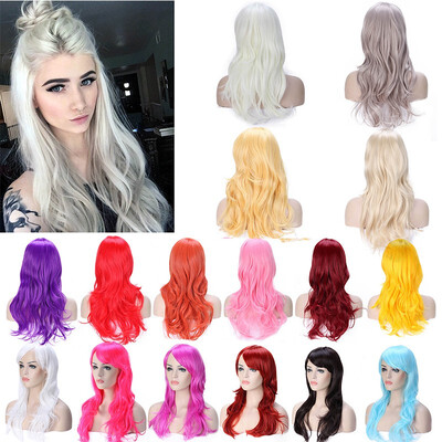 Full Wig Cosplay Wigs for Women Synthetic Long Curly Wigs Wavy With Air Bangs Cosplay Wig Anime Costume Heat Resistance
Full Wig Cosplay Wigs for Women Synthetic Long Curly Wigs Wavy With Air Bangs Cosplay Wig Anime Costume Heat Resistance